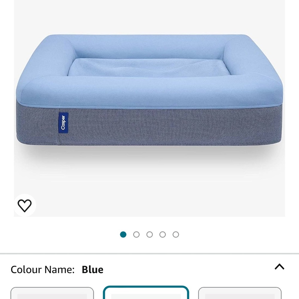 Medium Casper dog bed, with memory foam